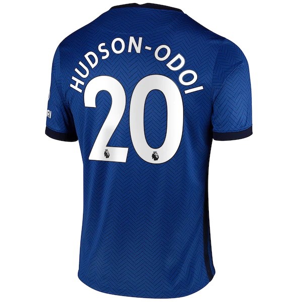Trikot Chelsea NO.20 Hudson Odoi Heim 2020-21 Blau Fussballtrikots Günstig